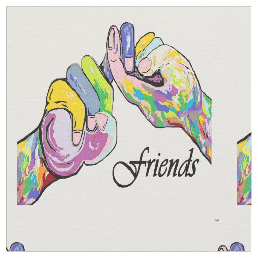 ASL Friend Sewing Fabric