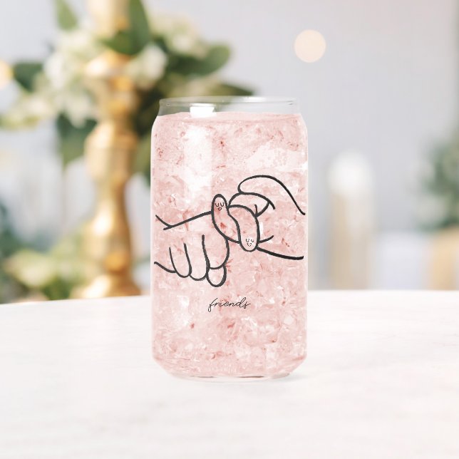 ASL Friends Can Glass – Connection in Every Sip (Insitu (Wedding))