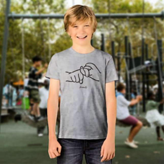 ASL Friends Kids T-Shirt – Friendship Tri-Blend Shirt (Creator Uploaded)