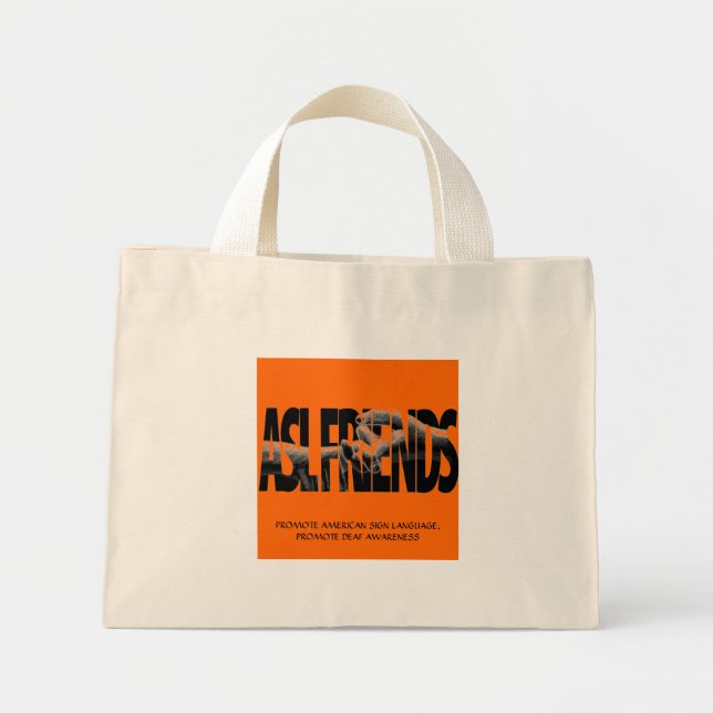 ASL FRIENDS TOTE  TO PROMOTE - Customized (Front)