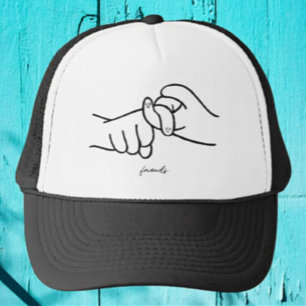 ASL Friends Trucker Hat – Sign Language Style