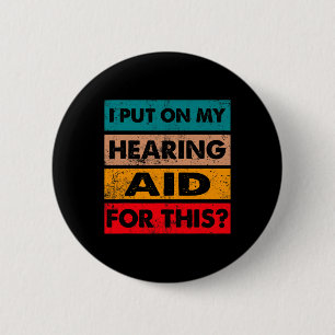 Asl Fun Deaf Pride Awareness Sign Languages Hearin Button