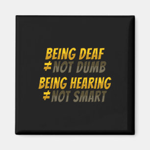 Asl Hand Gesture Deaf Hearing Loss Awareness 6 Magnet