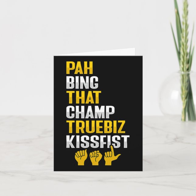 Asl Hand Gesture Deaf Hearing Loss Awareness 8  Card (Front)