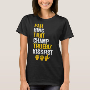 ASL Hand Gesture Deaf Hearing Loss Awareness 8 T-Shirt