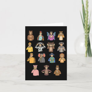 Asl Hand Gesture Deaf Hearing Loss Awareness Boy  Card