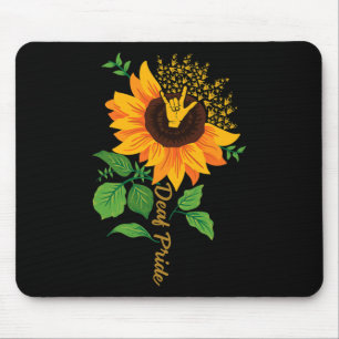 Asl Hand Gesture Deaf Hearing Loss Awareness Mouse Pad
