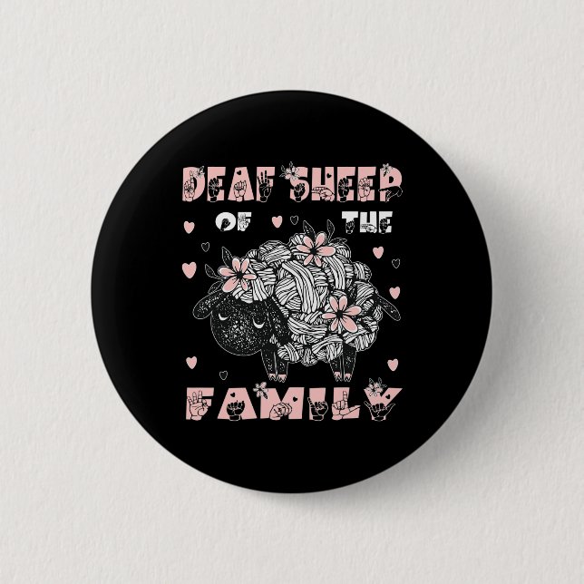 ASL hand gesture Hand sign language hearing loss a Button (Front)