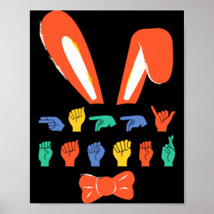 Asl happy easter candy sign language eggs women t