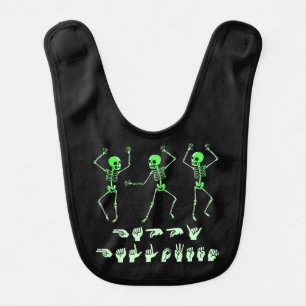 ASL Happy Halloween I - Cute Spooky Season Baby Bib