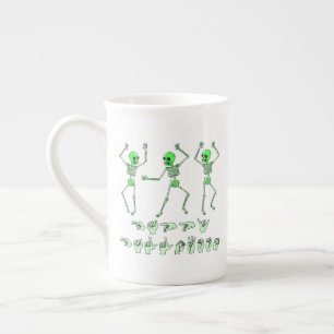 ASL Happy Halloween I - Cute Spooky Season Bone China Mug