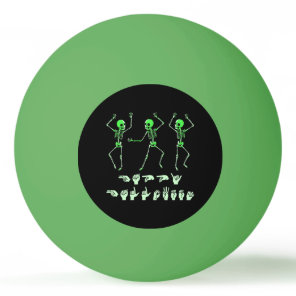 ASL Happy Halloween I - Cute Spooky Season Ping Pong Ball
