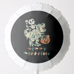 ASL Happy Halloween II - Cute Spooky Season Balloon