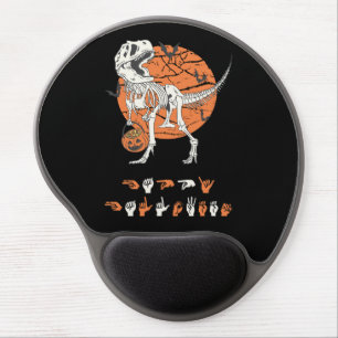 ASL Happy Halloween III - Cute Spooky Season Gel Mouse Pad