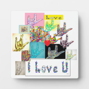 ASL I Love You Medley  Plaque