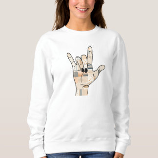 ASL "I love you" shirt - Boho quilt, Sign Language