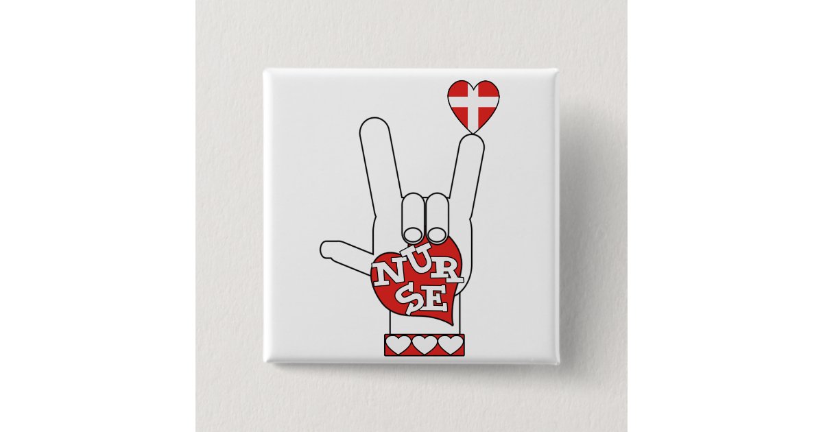 Asl I Love You Sign Language Hand Heart Nurse Pinback Button Zazzle Com Asl I Love You Sign Language Hand Heart Nurse Pinback Button Zazzle Com