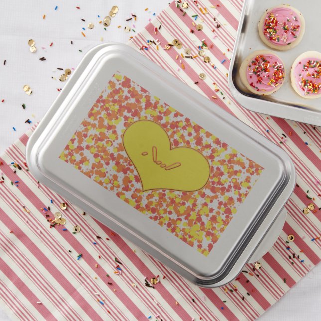 ASL-I Love You with Heart by Shirley Taylor Cake Pan (In Situ)