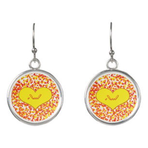 ASL-I Love You with Heart by Shirley Taylor Earrings