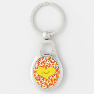 ASL-I Love You with Heart by Shirley Taylor Keychain
