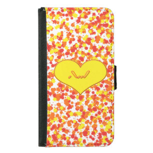 ASL-I Love You with Heart by Shirley Taylor Wallet Phone Case For Samsung Galaxy S5