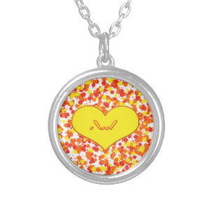 ASL-I Love You with Heart by Shirley Taylor Silver Plated Necklace