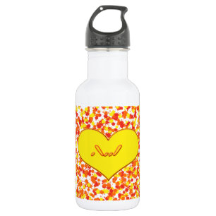 ASL-I Love You With Heart by Shirley Taylor Stainless Steel Water Bottle