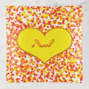 ASL-I Love You with Heart by Shirley Taylor Trinket Tray