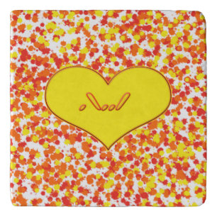 ASL-I Love You with Heart by Shirley Taylor Trivet