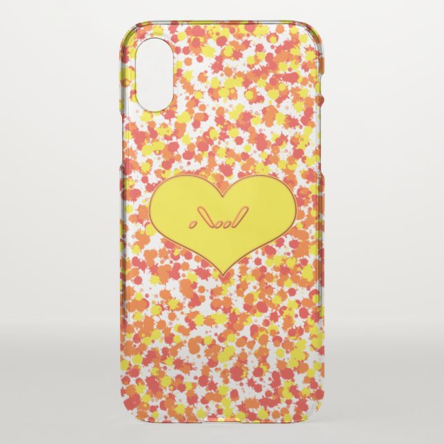 ASL-I Love You with Heart by Shirley Taylor Uncommon iPhone Case (Back)