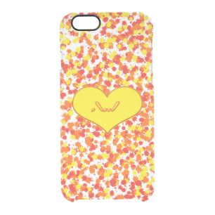 ASL-I Love You with Heart by Shirley Taylor Clear iPhone 6/6S Case
