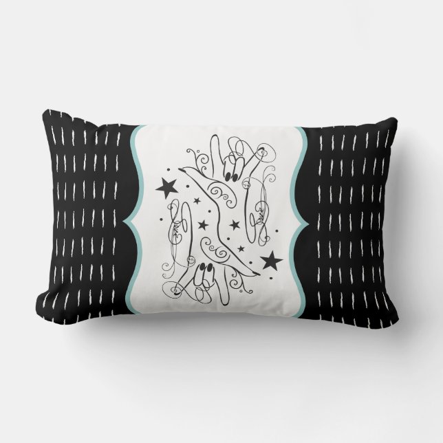 ASL ILY Handsign Pillow (Front)