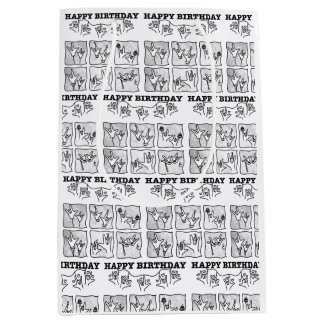 ASL ILY Obsession - Happy Birthday! Medium Gift Bag