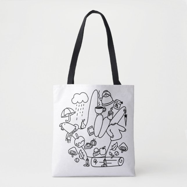 ASL ILY Thanks – Autumn Vibes  Tote Bag (Front)