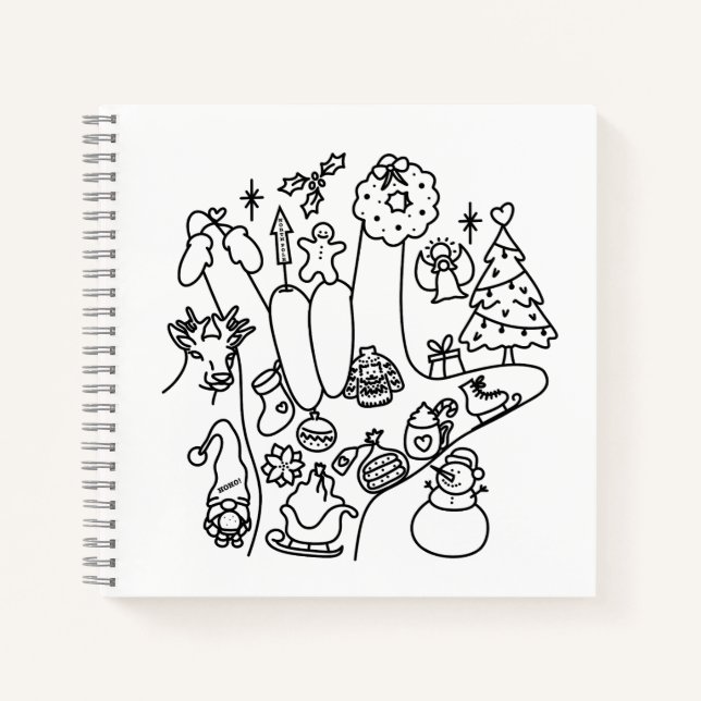 ASL ILY – Winter Vibes  Notebook (Front)