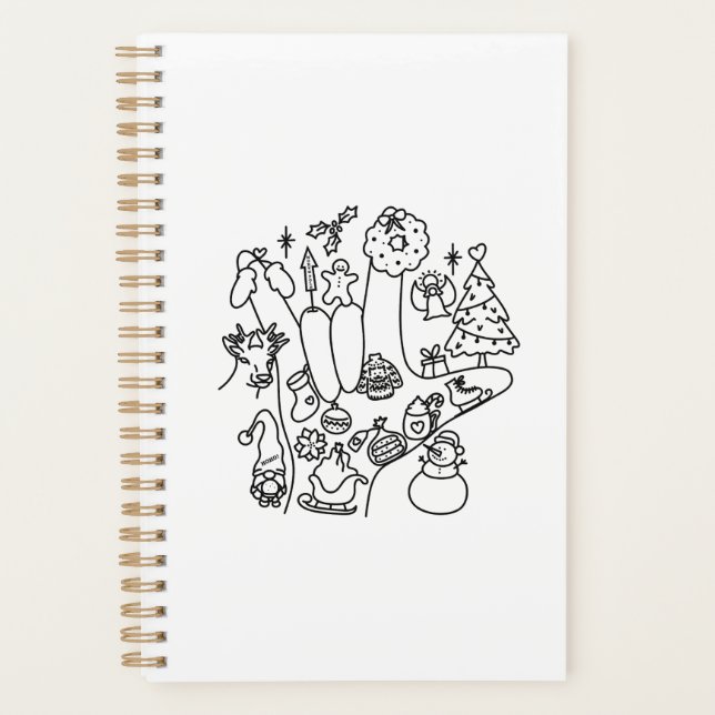 ASL ILY – Winter Vibes  Planner (Front)