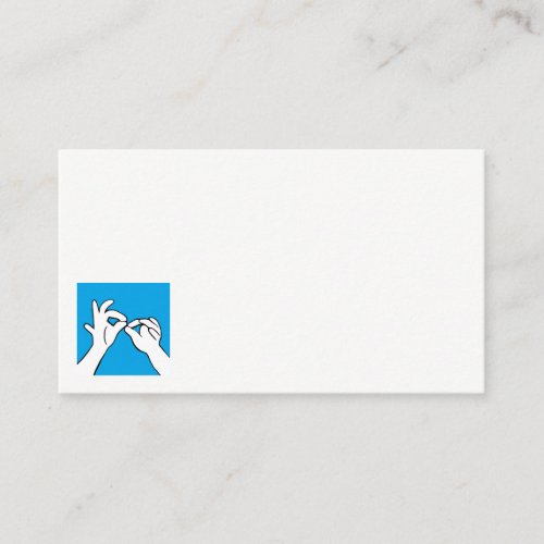 ASL Interpret Business Card