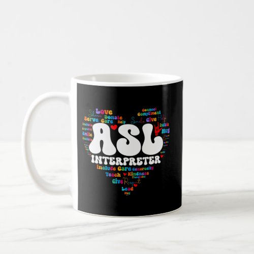 Asl Interpreter Appreciation Week Back To School Coffee Mug