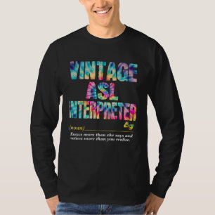 ASL Interpreter Appreciation Week Back to School T-Shirt