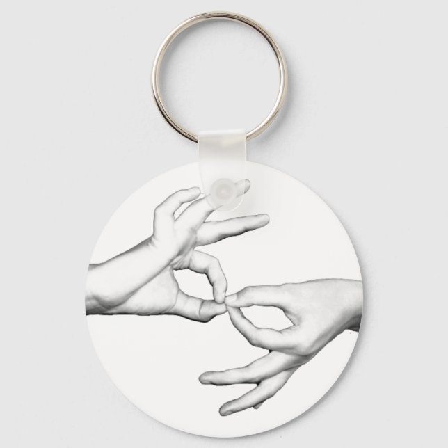 ASL Interpreter Keychain (Front)
