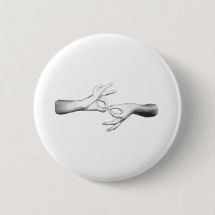 ASL Interpreter Pinback Button