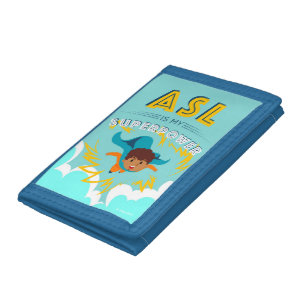 ASL is My Superpower Trifold Wallet