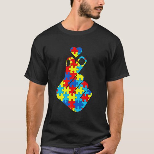 ASL Korean Love Sign Language Autism Awareness Sup T_Shirt