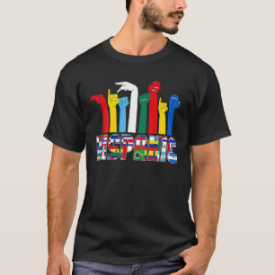 ASL Language Countries Flags Latinx Hispanic Herit T-Shirt