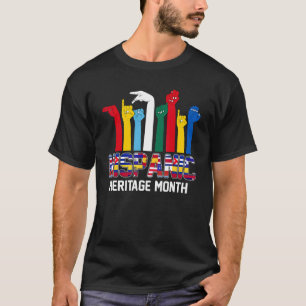 ASL Language Countries Flags Latinx Hispanic Herit T-Shirt