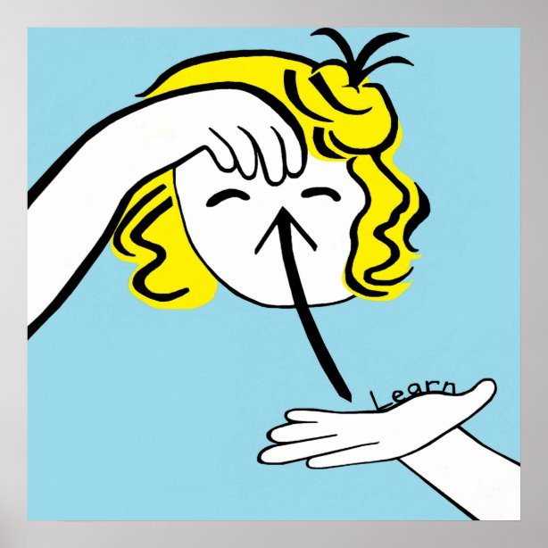 Sign Language Art & Wall Décor | Zazzle