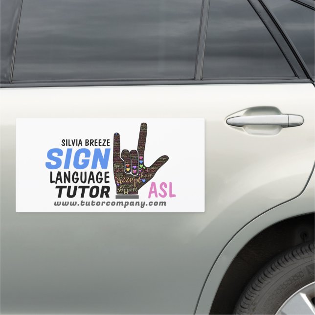 ASL, Love Gesture, Sign Language Tutor, Teacher (In Situ)