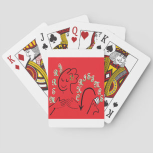 ASL Merry Christmas Poker Cards