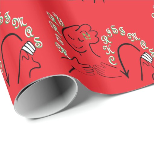 ASL Merry Christmas Wrapping Paper Zazzle