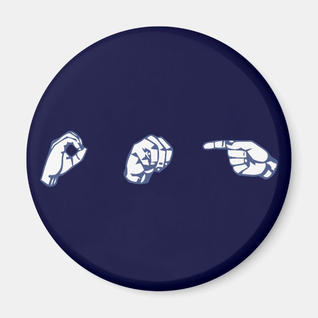 ASL OMG MAGNET (Front)